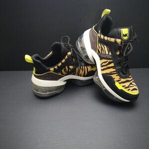 Michael Michael Kors Ladies Size 8.5 Animal Print Olympia Extreme Sneakers